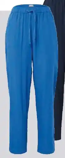 Tchibo Eduscho Leinenhose, blau Angebot