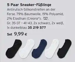 Tchibo Eduscho 5 paar sneaker-füßlinge Angebot