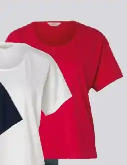 Tchibo Eduscho Shirt aus Leinenmix, rot Angebot