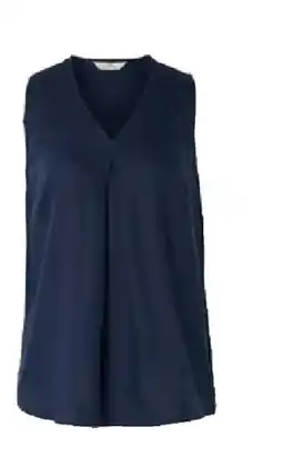 Tchibo Eduscho Ärmellose Leinenbluse, navy Angebot