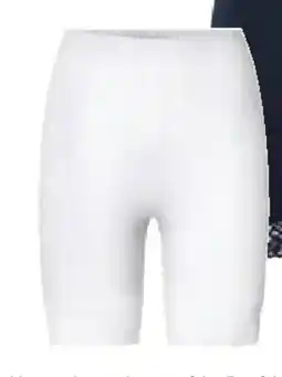 Tchibo Eduscho Radlershorts mit Spitzenborte, weiß Angebot