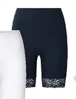 Tchibo Eduscho Radlershorts mit Spitzenborte, dunkelblau Angebot