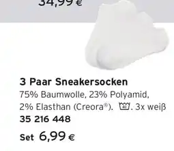Tchibo Eduscho 3 Paar Sneakersocken Angebot