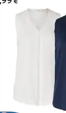 Tchibo Eduscho Ärmellose Leinenbluse, weiß Angebot
