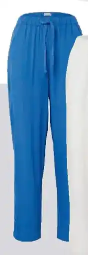 Tchibo Eduscho Leinenhose, blau Angebot
