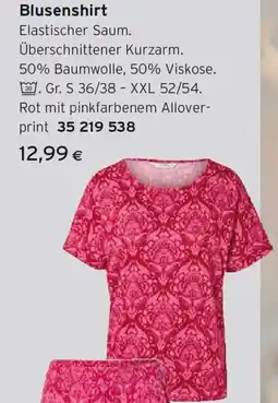 Tchibo Eduscho Blusenshirt Angebot