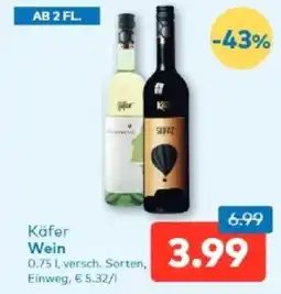 T&G Käfer Wein Angebot