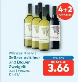 T&G Winzer krems grüner veltliner und blauer zweigelt Angebot