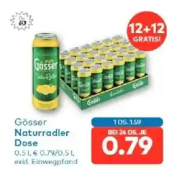 T&G Gösser naturradler dose Angebot