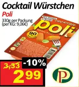 Wurstico Cocktail Würstchen Poli Angebot
