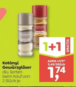 ADEG Kotányi gewürzgläser Angebot