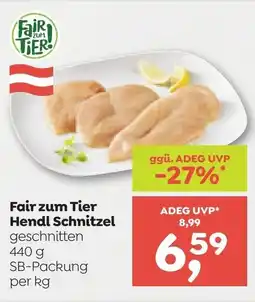 ADEG Fair zum tier hendl schnitzel Angebot