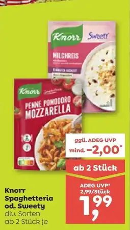 ADEG Knorr spaghetteria od. sweety Angebot