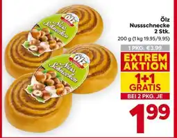 Billa Ölz Nussschnecke 2 Stk Angebot