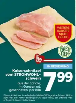 Billa Kaiserschnitzel vom STROHWOHL-schwein Angebot