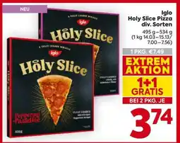 Billa Iglo Holy Slice Pizza div. Sorten Angebot