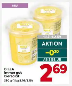 Billa BILLA immer gut Eiersalat Angebot