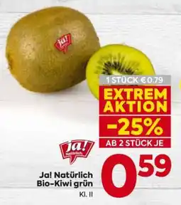 Billa Ja! Natürlich Bio-Kiwi grün Angebot
