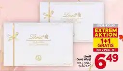 Billa Lindt Gold Weiß Angebot