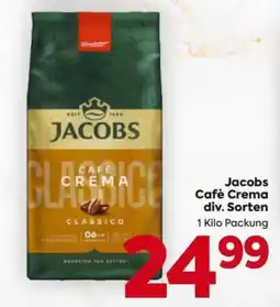 Billa Jacobs Cafè Crema div. Sorten Angebot