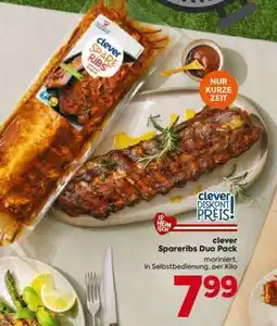 Billa clever Spareribs Duo Pack Angebot