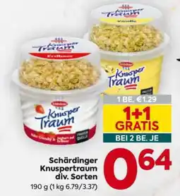 Billa Schärdinger Knuspertraum div. Sorten Angebot