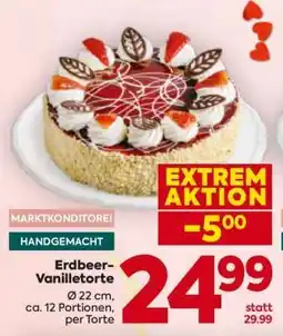 Billa Erdbeer- Vanilletorte Angebot