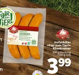 Billa Hofstädter Fair zum Tier! Käsekrainer Angebot