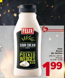 Billa Felix Sauce div. Sorten Angebot