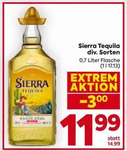 Billa Sierra Tequila div. Sorten Angebot