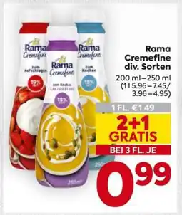 Billa Rama Cremefine div. Sorten Angebot