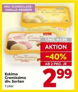 Billa Eskimo Cremissimo div. Sorten Angebot