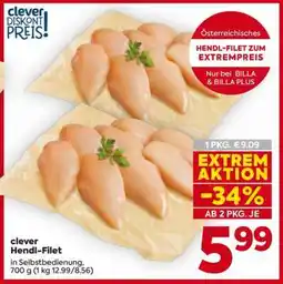 Billa clever Hendl-Filet Angebot