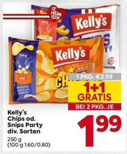 Billa Kelly's Chips od. Snips Party div. Sorten Angebot