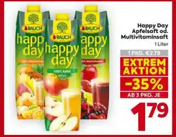 Billa Happy Day Apfelsaft od. Multivitaminsaft Angebot