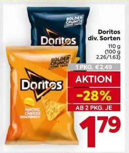 Billa Doritos div. Sorten Angebot