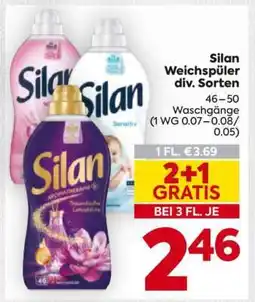 Billa Silan Weichspüler div. Sorten Angebot