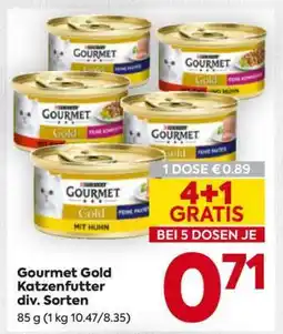 Billa Gourmet Gold Katzenfutter div. Sorten Angebot