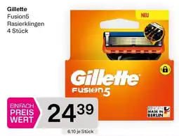 Bipa Gillette rasierklingen fusion5 Angebot