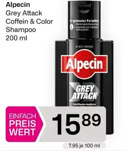 Bipa Alpecin shampoo grey attack Angebot