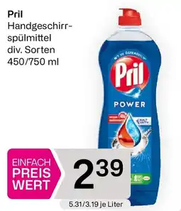 Bipa Pril handgeschirrspülmittel Angebot
