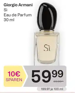 Bipa Giorgio Armani Si Eau de Parfum Angebot