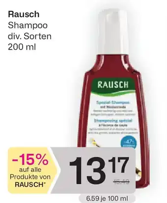 Bipa Rausch Shampoo Angebot