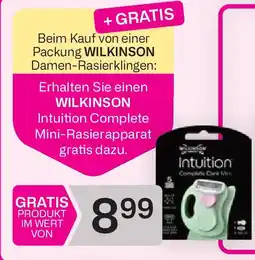 Bipa Intuition rasierer complete care mini Angebot