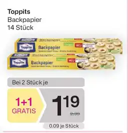 Bipa Toppits Backpapier Angebot