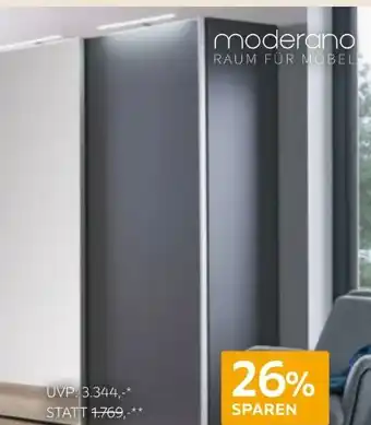 Moderano Schwebetürenschrank