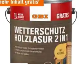 OBI Obi Wetterschutz-Holzlasur Angebot