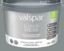OBI Valspar Innen- und Wandfarbe Super Weiß Angebot