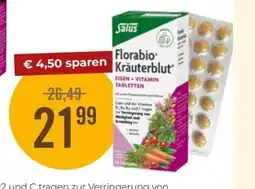Martin Reformstark Florabio kräuterblut eisen + vitamin tabletten Angebot