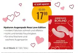 Martin Reformstark Hyaluron augenpads rosa love edition Angebot